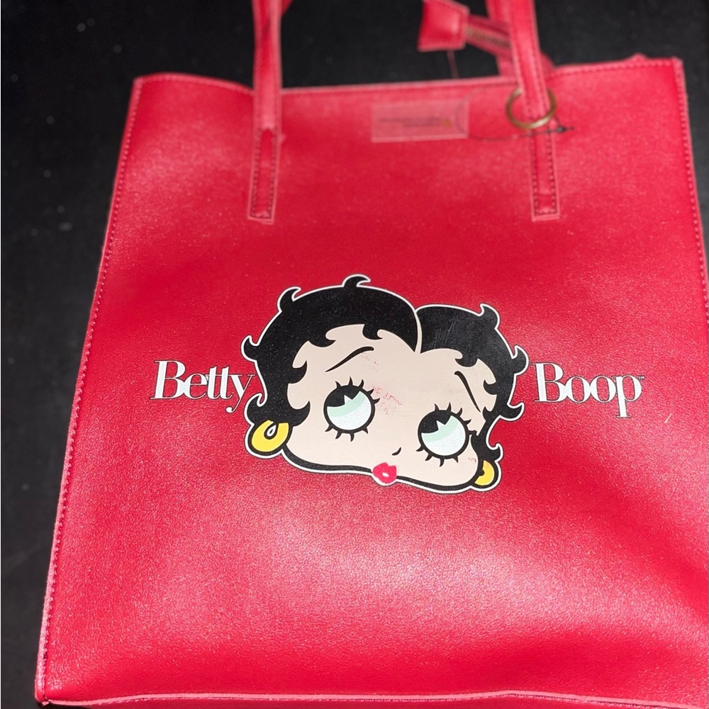 Betty Boop Red Tote Purse